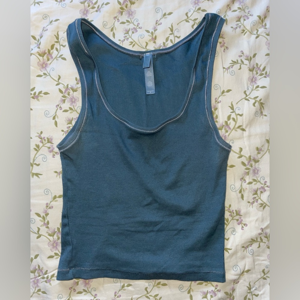 Skims Cotton Rib Tank Top